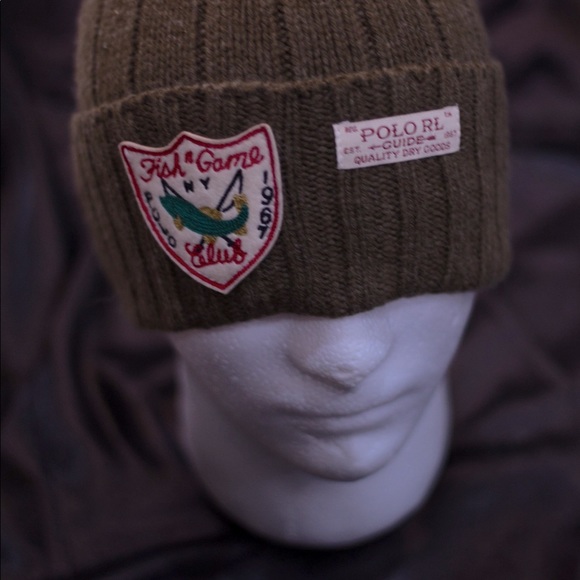 Fish and game polo Ralph Lauren greenfatigue ski hat